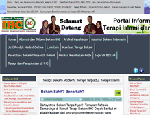 Tablet Screenshot of islamichealingcentre.com